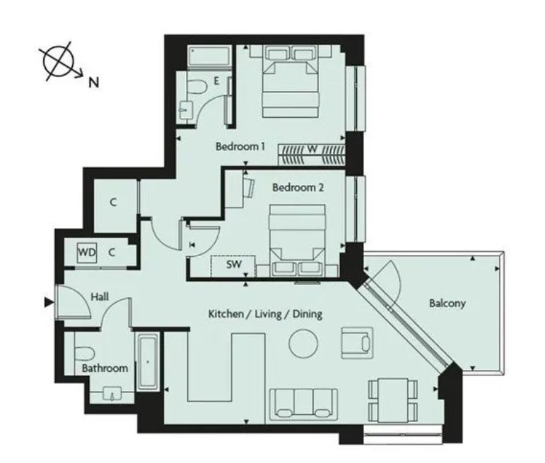 Holloway Park 2 beds