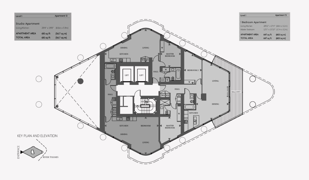 Studio & 1 Bedroom
