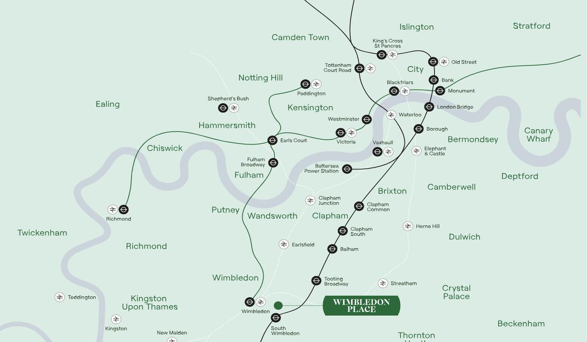 Wimbledon Map